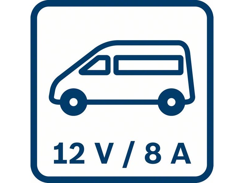 Začetni komplet za brezžično polnjenje Bosch litij-ionska akum. baterija GBA 18 V 2,0 W+avtomobilskega polnilnika GAL 1830 W, 1600A00C4B