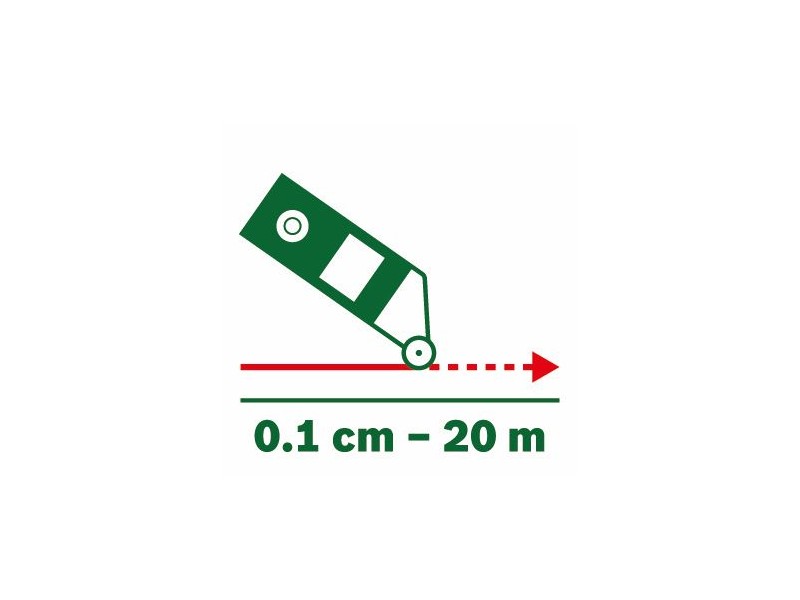 Laserski merilnik razdalj Bosch ZAMO III v kartonu, 2x 1,5 V LR03 (AAA), 0,15–20,00m, ±3mm, 0.5s, 0.09kg, 0603672702