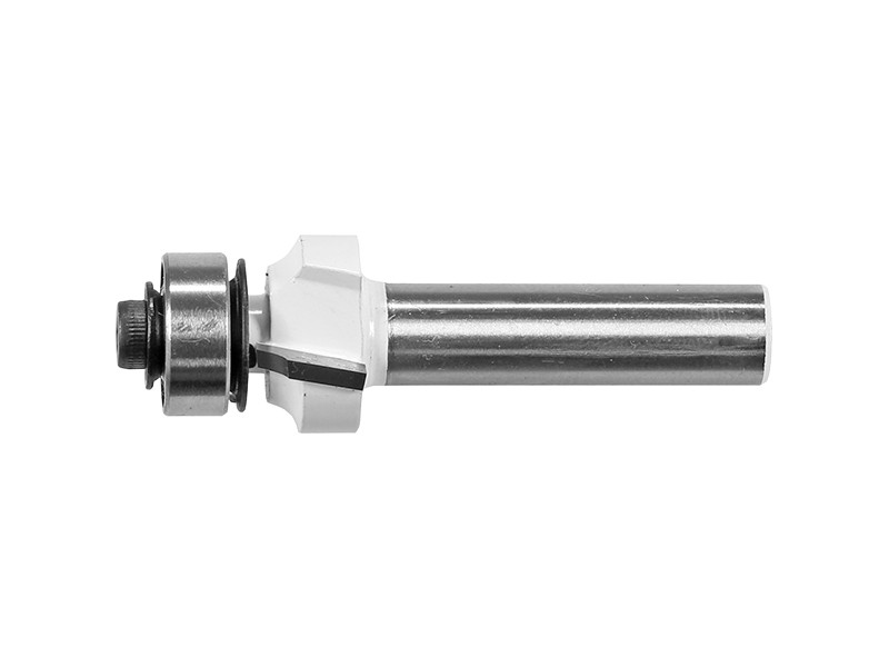 Zaobljeno rezkalo z ležajem Makita, Vpetje: 8mm, Dimenzije: 17,3x8x51mm, za RT0700C, RP1110C, RP1800FX, RP1801FX, RP2300FC, RP2301FC, D-48343