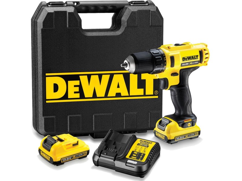 Akumulatorski vrtalnik vijačnik DeWALT DCD710D2, 10.8V, 2.0Ah