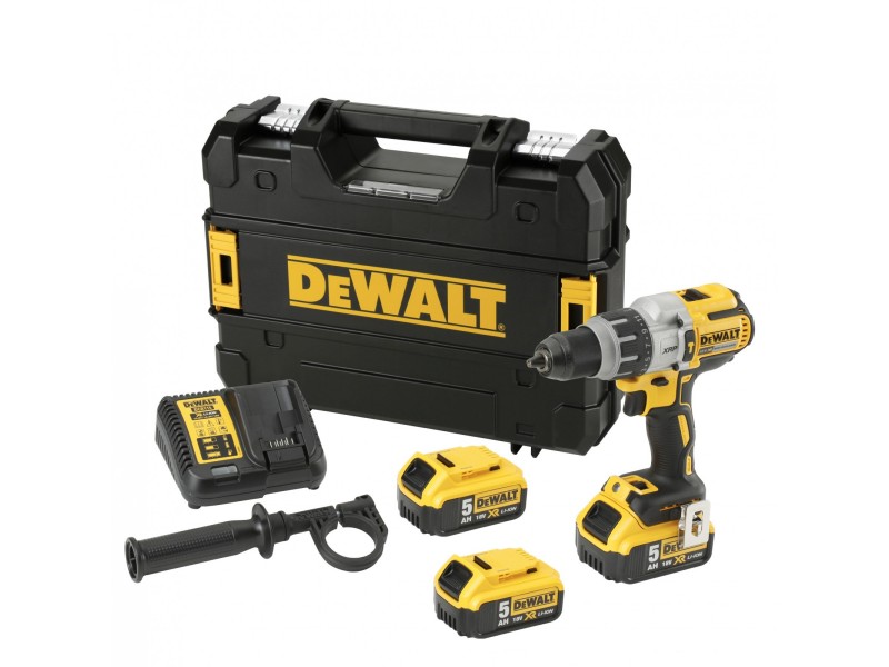 Akumulatorski udarni vrtalni vijačnik DeWalt DCD996P3, XR, 18V, 5.0Ah