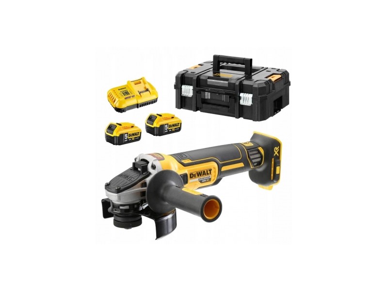 Akumulatorski kotni brusilnik Dewalt DCG405P2, 18V, 125mm, M4, 1.75kg