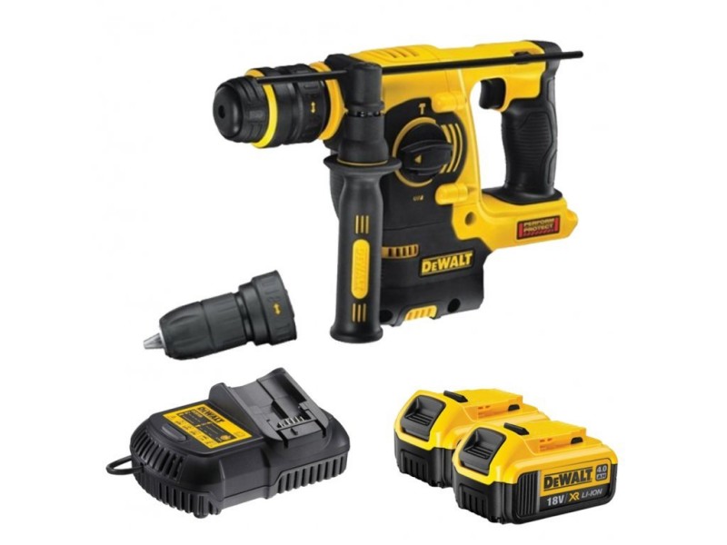 Akumulatorsko elektropnevmatsko kombinirano kladivo Dewalt DCH254M2 SDS Plus, 18V, 2.1J, 2.3kg