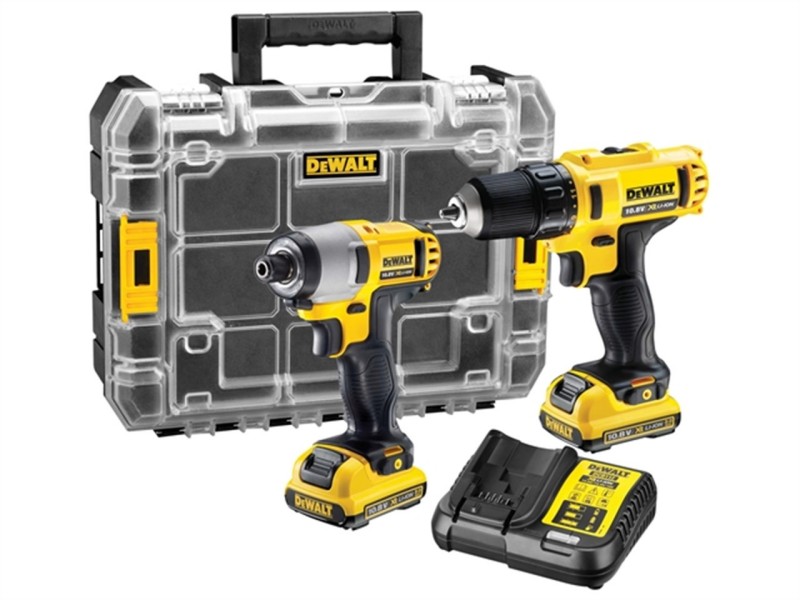 Akumulatorski vrtalnik/vijačnik Dewalt DCD710D2 + Akumulatorski udarni vijačnik Dewalt DCF815D2