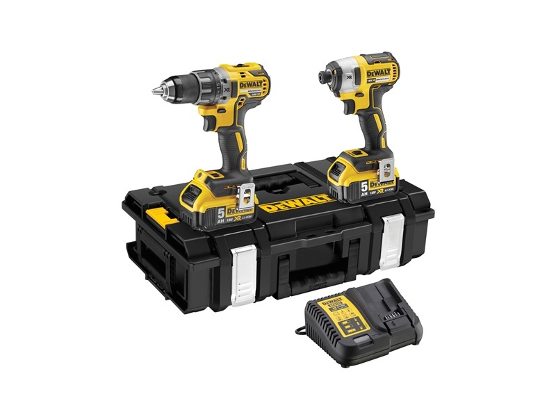 Akumulatorski vrtalnik/vijačnik Dewalt DCD796 + Akumulatorski udarni vijačnik Dewalt DCF887