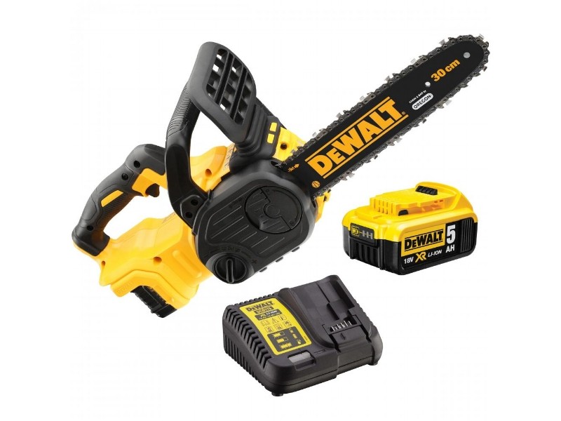 Akumulatorska verižna žaga Dewalt DCM565P1, 18V, 110-120ml, 300mm, 3.3kg