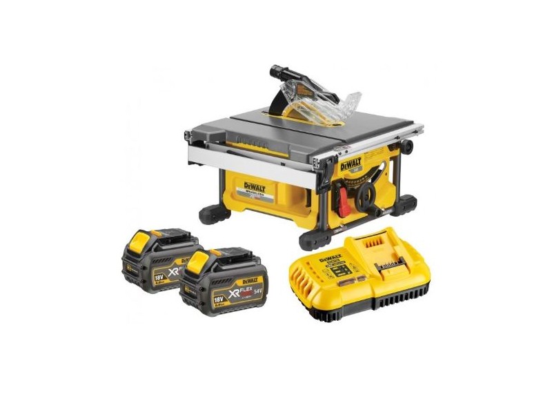 Akumulatorska namizna XR Flexvolt žaga Dewalt DCS7485T2, 54V, 210x30mm, 24z, 21.5kg