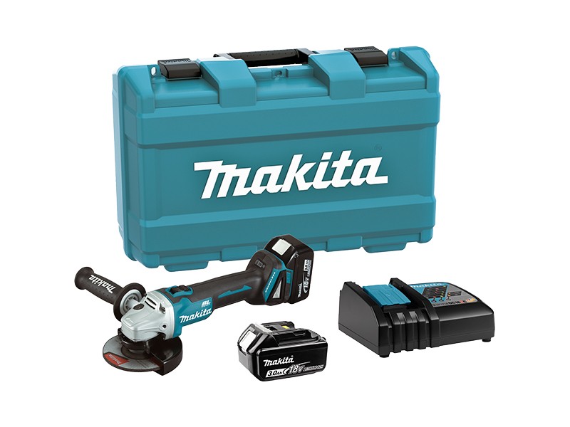 Akumulatorski kotni brusilnik Makita DGA504RFE