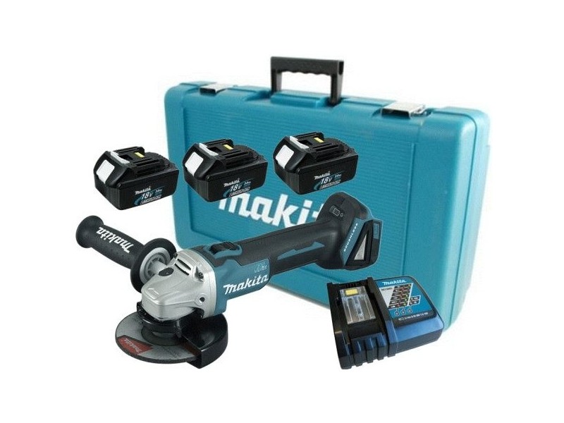 Akumulatorski kotni brusilnik Makita DGA504RFE3