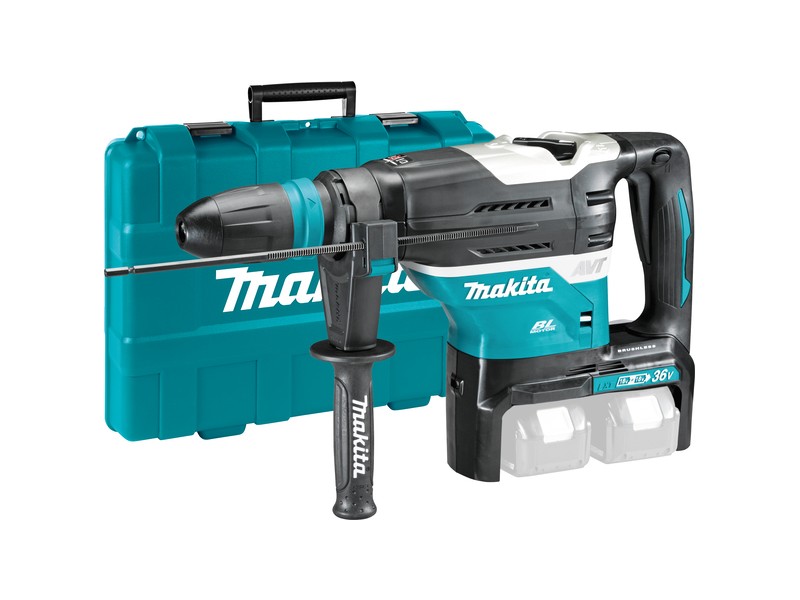 Akumulatorsko vrtalno kladivo Makita DHR400ZKN v kovčku, SDS-Max, 18+18V, 8J, 1.5kg