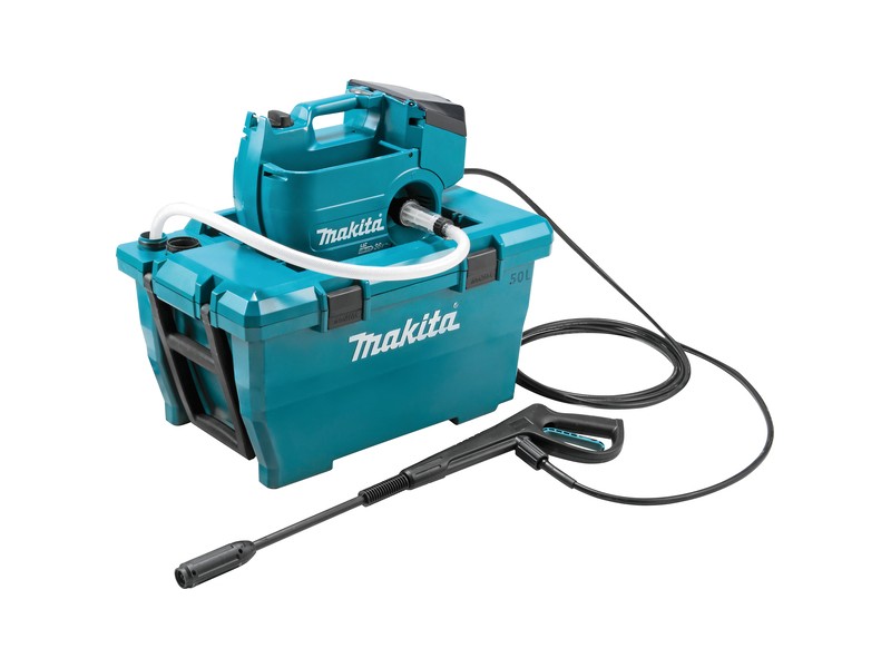 Akumulatorska visokotlačna čistilna naprava Makita DHW080ZK, 18+18V, 55bar, 50L, 7.7kg