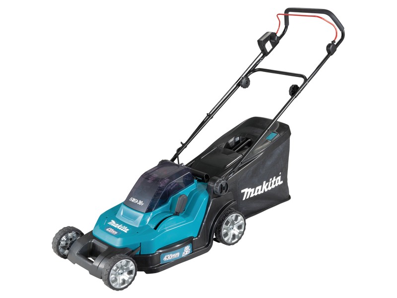 Akumulatorska kosilnica Makita DLM432Z, 18+18V, 430mm, 50L, 950m2, 17.5kg