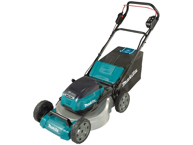 Akumulatorska potisna kosilnica Makita DLM530Z, 18V+18V, 1.700m2, 534mm, 70L, 42.9kg