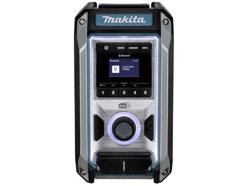 Akumulatorski radio Makita DMR115, Bluetooth DAB+radio, 12V-18V, 5,6kg