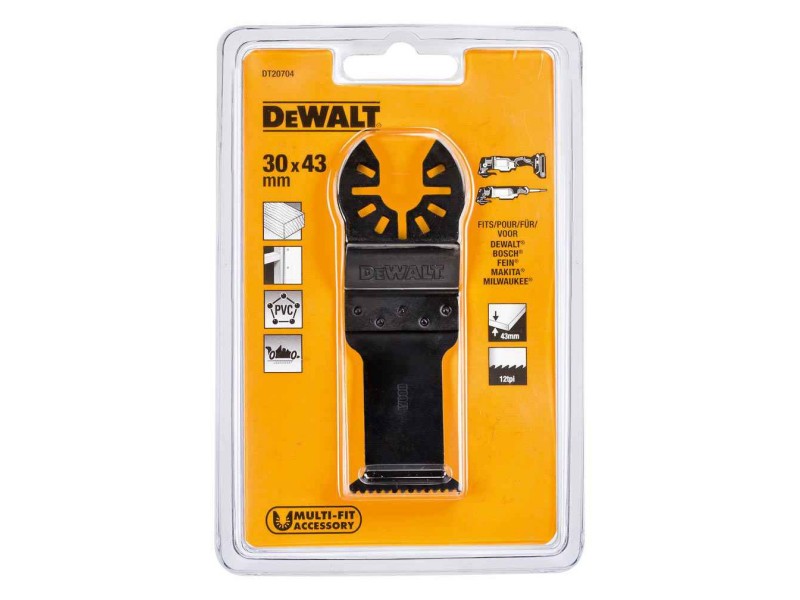 Potopni žagin list Dewalt, FASTCUT les, Dimenzije: 31x43mm, DT20704