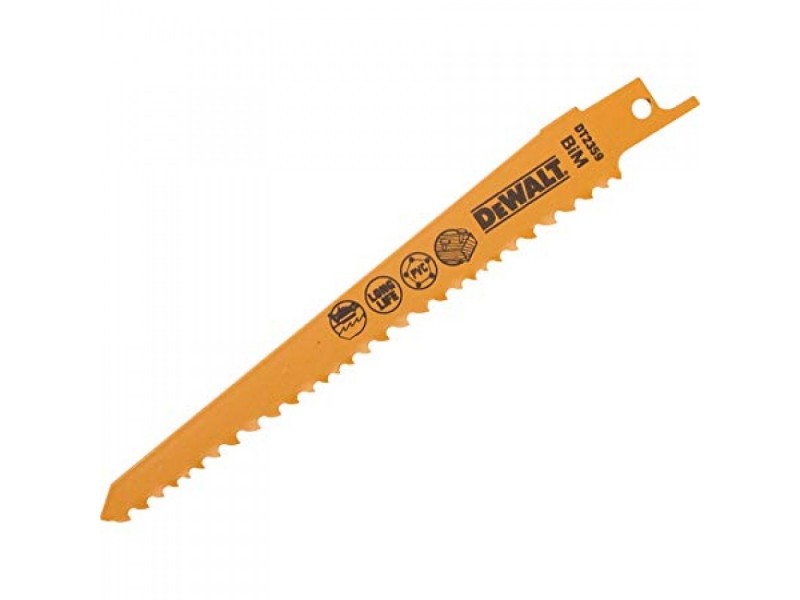 Žagin list-lisičji rep Dewalt, Dimenzije: 152x3,6mm, hitri rez-les, plastika, DT2359