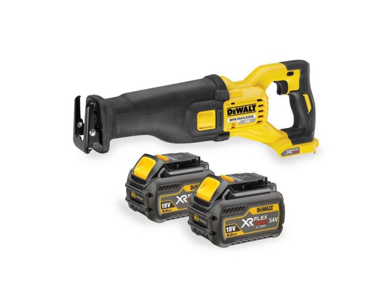 Akumulatorska sabljasta žaga Dewalt FlexVolt DCS388T2 v kovčku, 18/54V, 560W, 28.6mm, 3.6kg