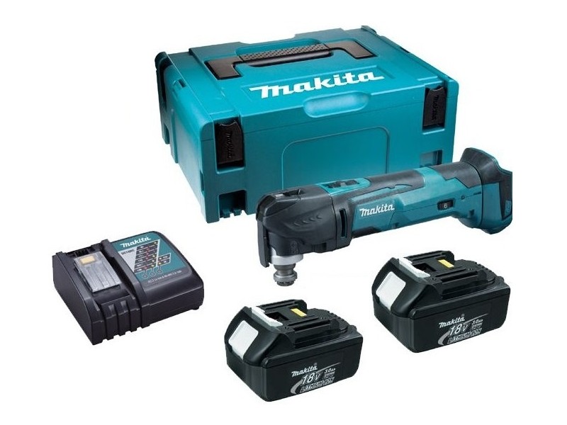 Akumulatorsko multifunkcijsko orodje Makita DTM51RFJX7, 18V, 2x BL1830, DC18RC, 2.4kg