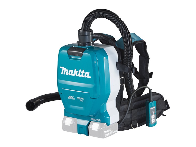 Akumulatorski nahrbtni sesalnik Makita DVC261Z, 18+18V, 2 L, 4.5 kg