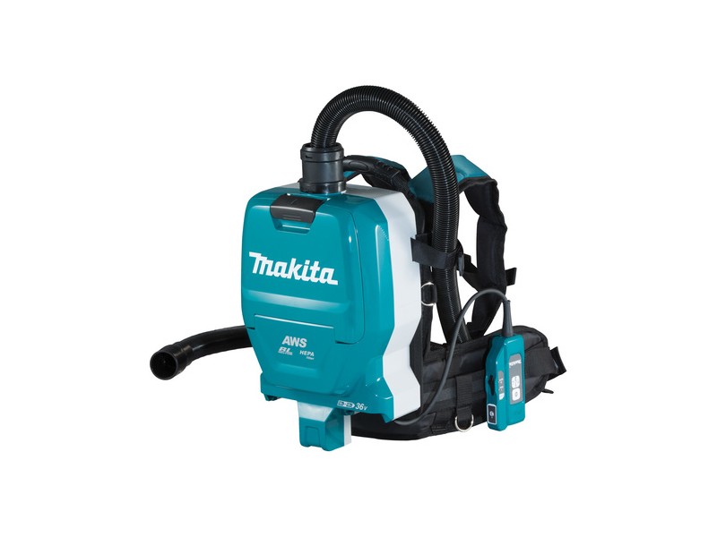 Akumulatorski nahrbtni sesalnik Makita DVC265ZXU, 18+18V, 2 L, 4.5 kg