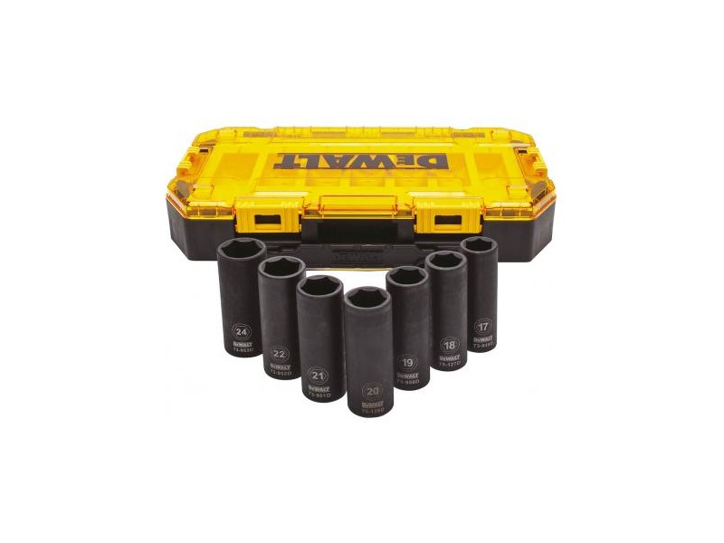 7-delni set nasadnih ključov DeWalt DWMT74737-0, 17-24mm