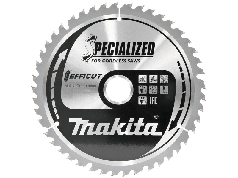 Efficut žagin list Makita, Dimenzije: 190x20mm, Zob: 45, E-11156