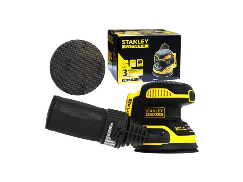 Akumulatorski ekscentrični brusilnik Stanley FMCW220B, 18V, 125mm, 0.90kg