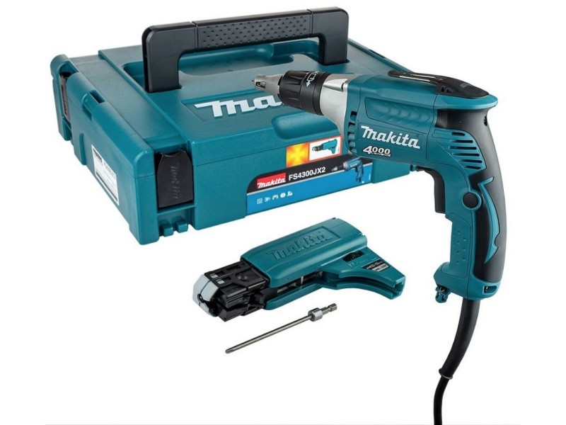 Električni vijačnik Makita FS4300JX2, 570W, 0 - 4.000min-1, 1,4kg