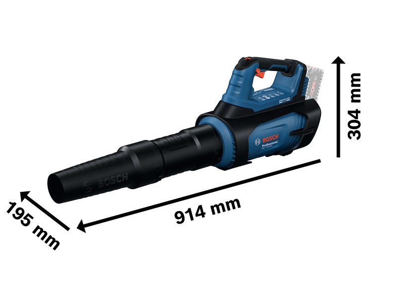  Akumulatorski puhalniki listja Bosch GBL 18V-800, 06008D2200