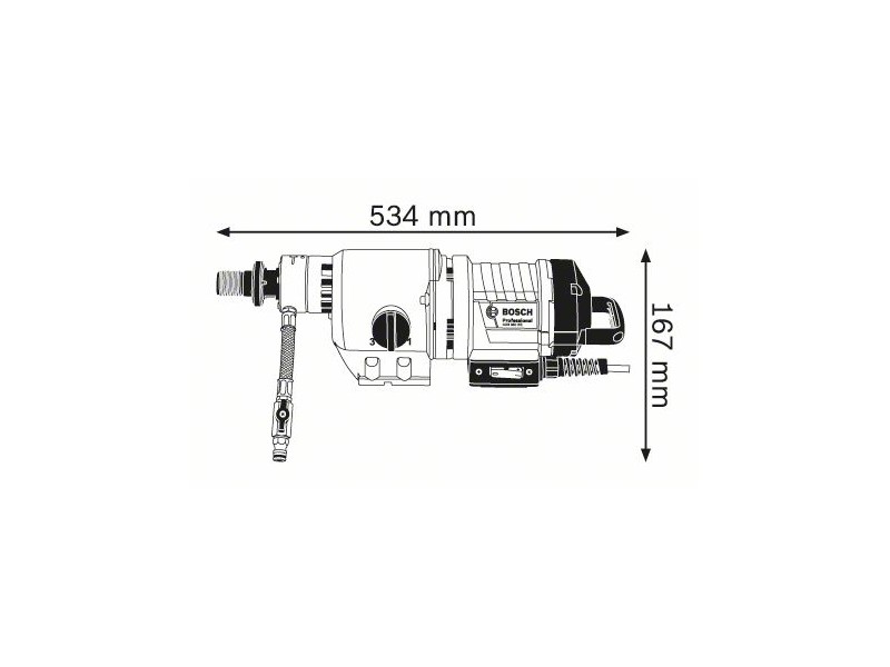 Diamantni vrtalnik Bosch GDB 350 WE