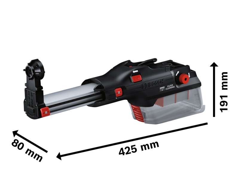 Nastavek za odsesavanje prahu Bosch GDE 28 D, 800g, 1600A021BH