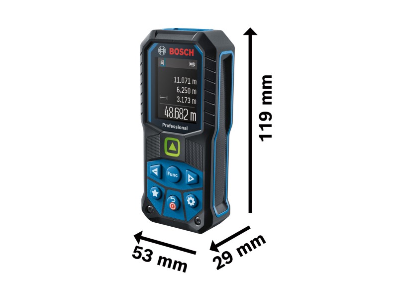 Laserski merilnik razdalj Bosch GLM 50-25 G, zelena, 1/4