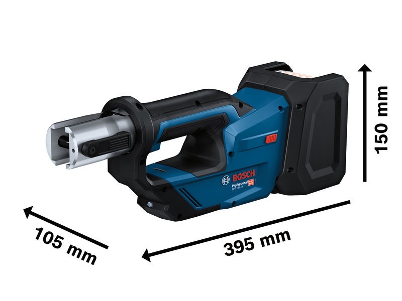 Akumulatorsko stiskalno orodje Bosch GPT 18V-19 v L-Boxx, 06019M2004
