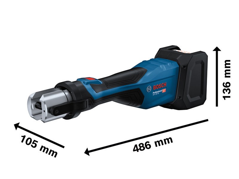Akumulatorsko stiskalno orodje Bosch GPT 18V-32 v L-Boxx, 06019M2102