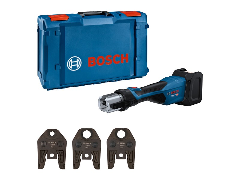 Akumulatorsko stiskalno orodje Bosch GPT 18V-32 v L-Boxx, 06019M2102