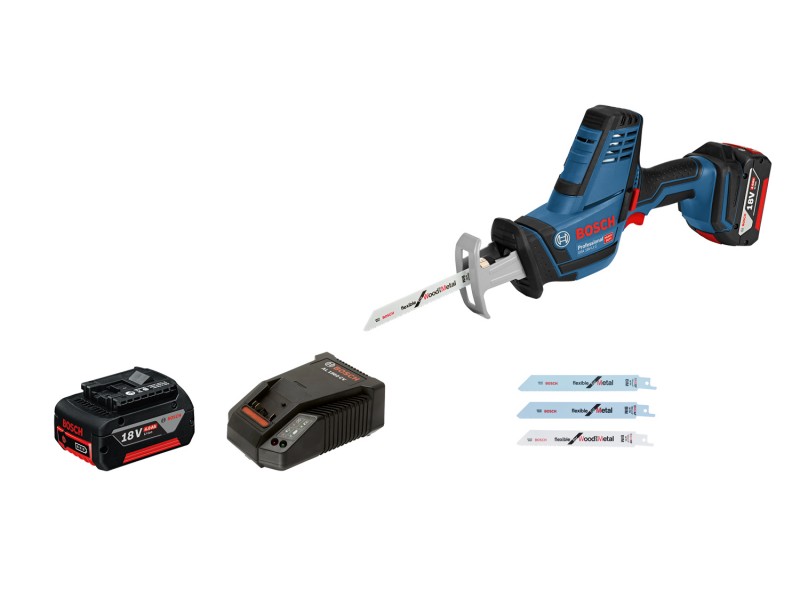 Akumulatorska sabljasta žaga Bosch GSA 18V-LI C v kartonu, 18V, 21mm, 2kg, 06016A5003
