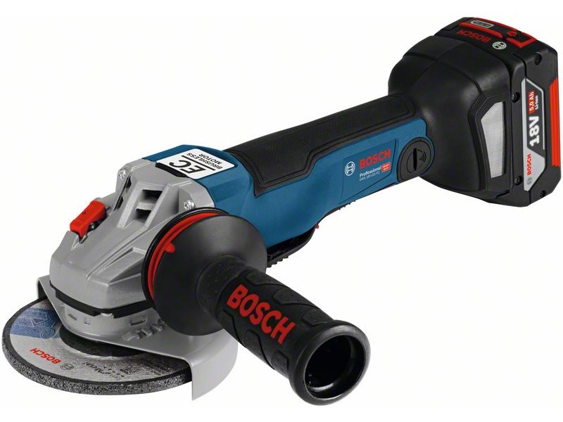Akumulatorski kotni brusilnik Bosch GWS 18V-10 PC v kartonu, 18V, 125mm, 2kg, 06019G3E0A