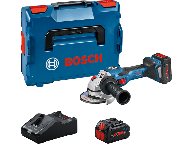 Akumulatorski kotni brusilnik Bosch GWX 18V-15 SC v L-Boxx, 125mm, M14, 2.3kg, 06019H6101