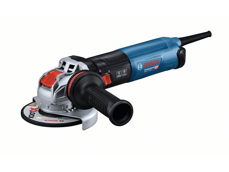 Kotni brusilnik Bosch s sistemom X-LOCK GWX 17-125 S, 125mm, 2.2kg, 06017D2300