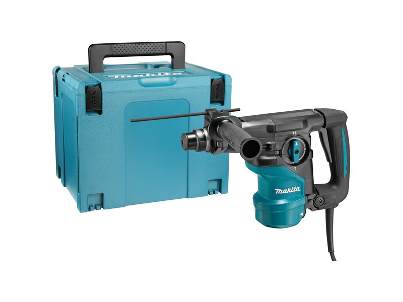 Električno vrtalno kladivo Makita HR3001CJ v kovčku, SDS-Plus, 1.050W, 3,9J, 4.5kg