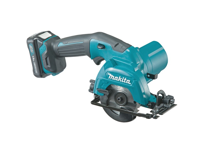 Akumulatorska ročna krožna žaga Makita HS301DWYE, 10,8V, 2x BL1015, DC10WC, 85mm, 1.7kg