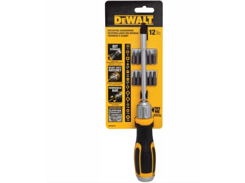 Izvijač raglja Dewalt DWHT69233-0 z 12 nastavki