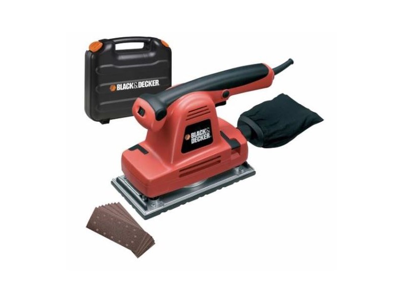 Vibracijski brusilnik Black and Decker KA274EKA, 310W, plošča 115x230mm, 2.5kg