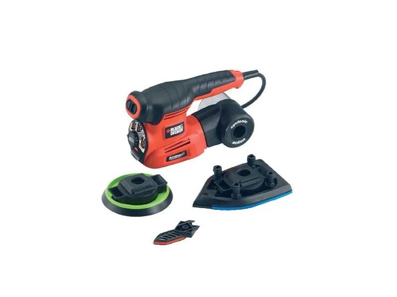 Vibracijski brusilnik Black and Decker KA280, 220W, 125mm, 1.9kg