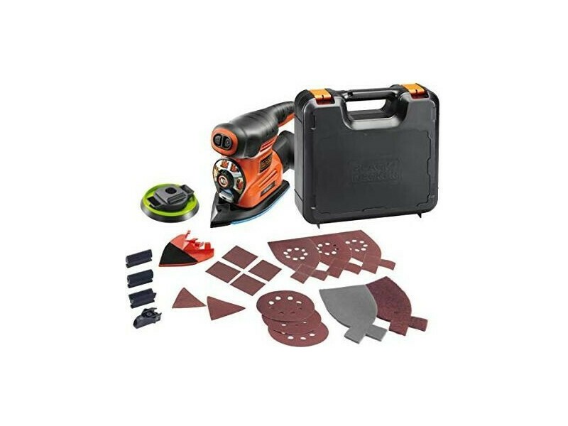 Vibracijski brusilnik Black and Decker KA280K, 220W, 125mm, 1.9kg