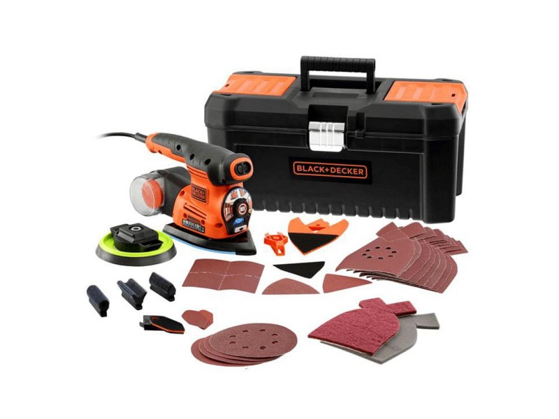 Vibracijski brusilnik Black and Decker KA280LKA, 220W, 125mm, 2.5kg