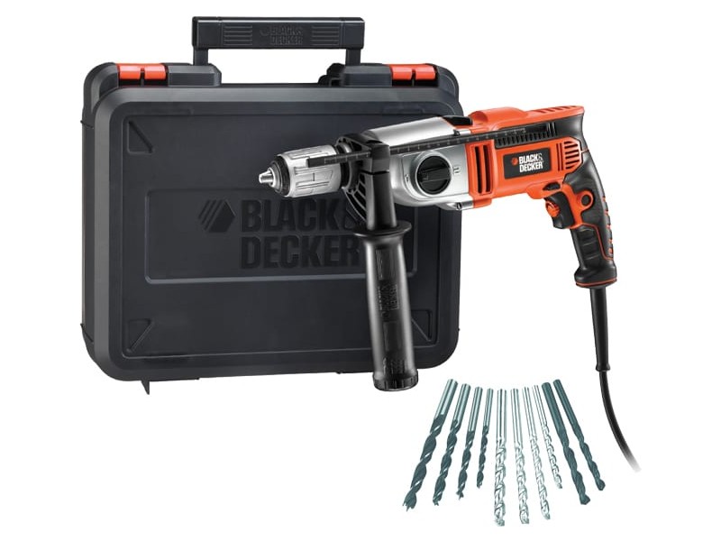 Električni udarni vrtalnik Black and Decker KR1102KA, 1.100W, 13mm, 2.8kg