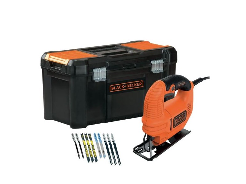 Električna vbodna žaga Black and Decker KS501KA10 v kovčku, 400W, 3000udr/min