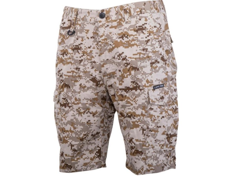 Kratke delovne hlače Lahti PRO, SLIM-FIT, bež-rjava, S-3XL