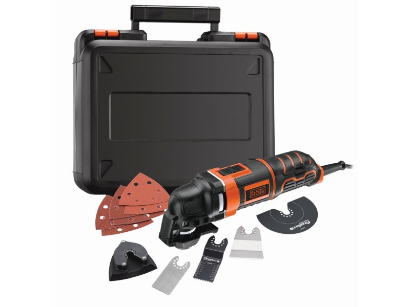 Multifunkcijsko orodje Black and Decker MT300KA v kovčku, 300W, 3m, 1.58kg